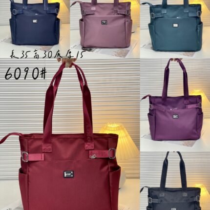 Nylonowa Torba Tote Z Paskiem