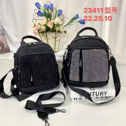 Diamantowa Plecak ze skóry