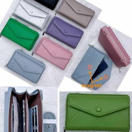 Portfel  z zapięciem na klapkę