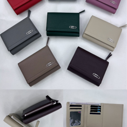 Portfel  z zapięciem na klapkę