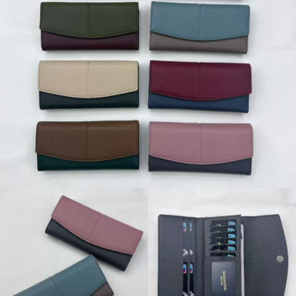 Portfel  z zapięciem na klapkę